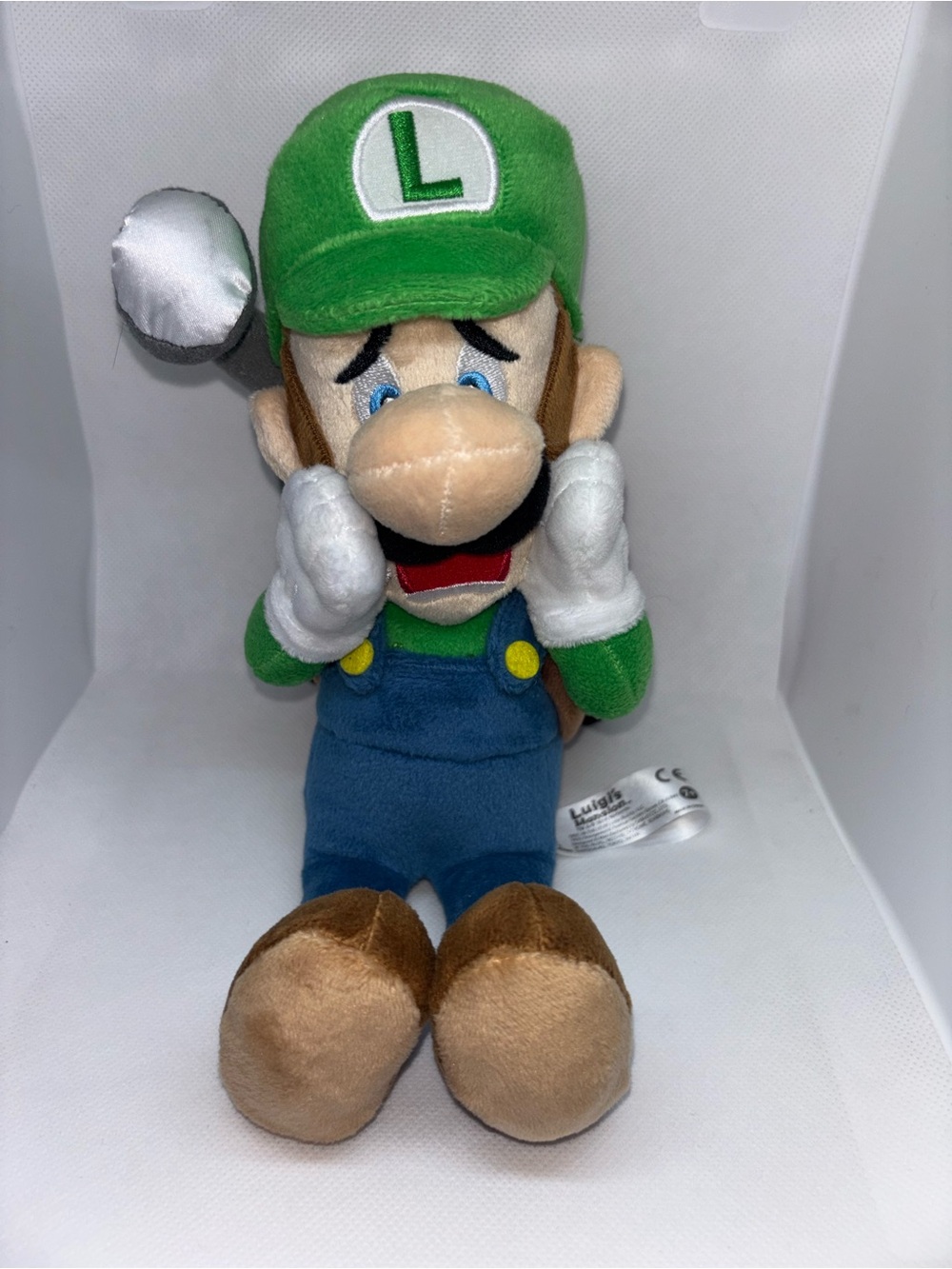 Rare Nintendo Luigis Mansion 10" Plush Doll with Poltergust Vacuum Backpack 2014